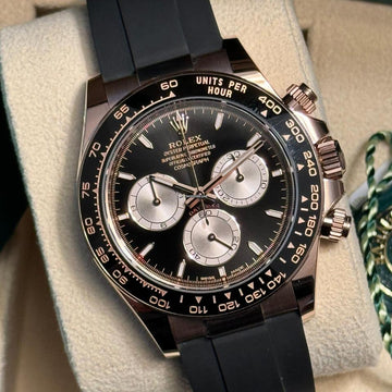 Rolex Daytona NEW 2024 Daytona BLACK DIAL SUNDUST 126515LN-0002
