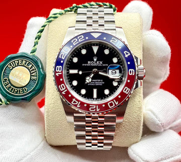 UNWORN 2024 Rolex GMT-Master II "Pepsi" Jubilee Bracelet Ref: 126710BLRO