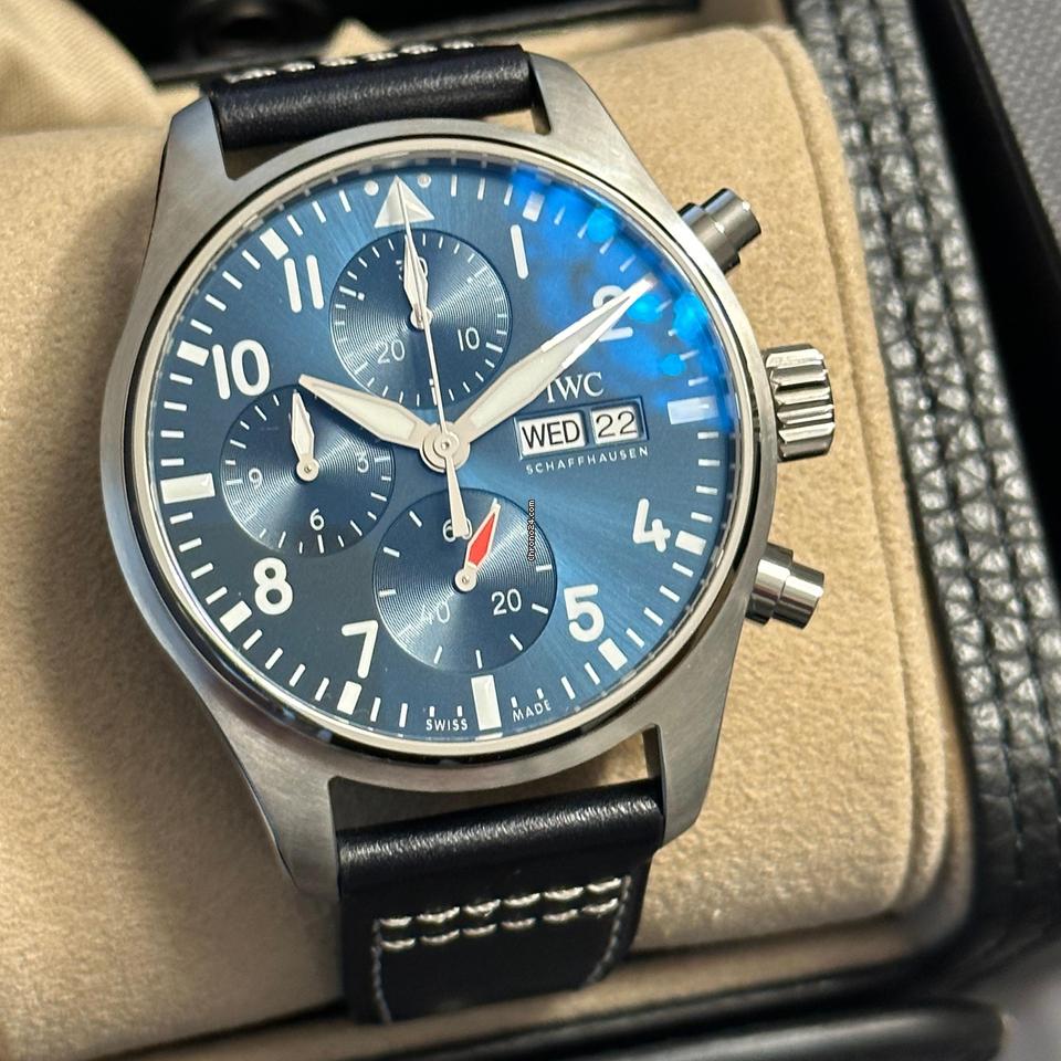 IWC Pilot Chronograph NEW 2023 Chronograph Pilot 41mm Blue Dial IW388101