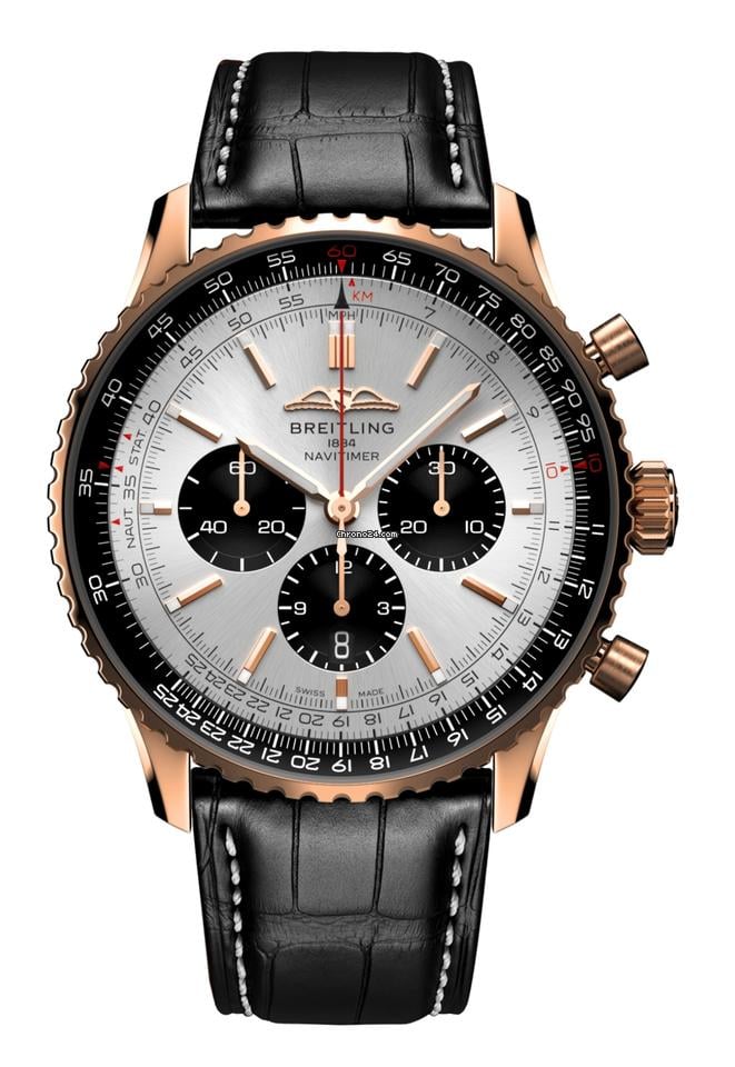 Breitling Navitimer 1 B01 Chronograph NEW 2024 Navitimer B01 Chronograph 46 18KT Rose Gold
