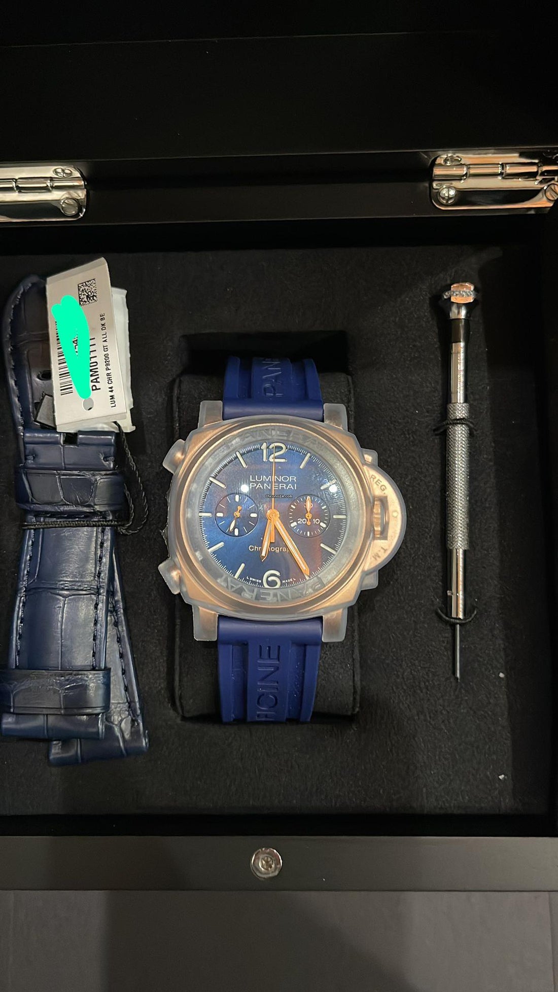Panerai Luminor Marina NEW Goldtech Blu Notte Pam01111 Luminor