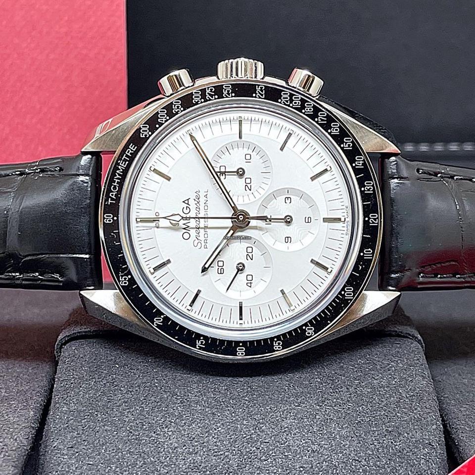 Omega Speedmaster Professional Moonwatch NEW 2024 Speedmaster Moonwatch 18KT Canopus White Gold