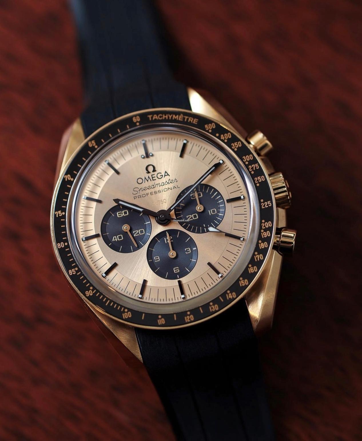 Omega Speedmaster Professional Moonwatch MOONSHINE GOLD NEW 2022