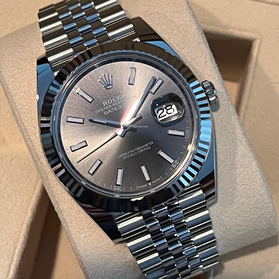 Rolex Datejust 41 NEW 2024 Datejust 41 126334 SLATE DIAL JUBILEE