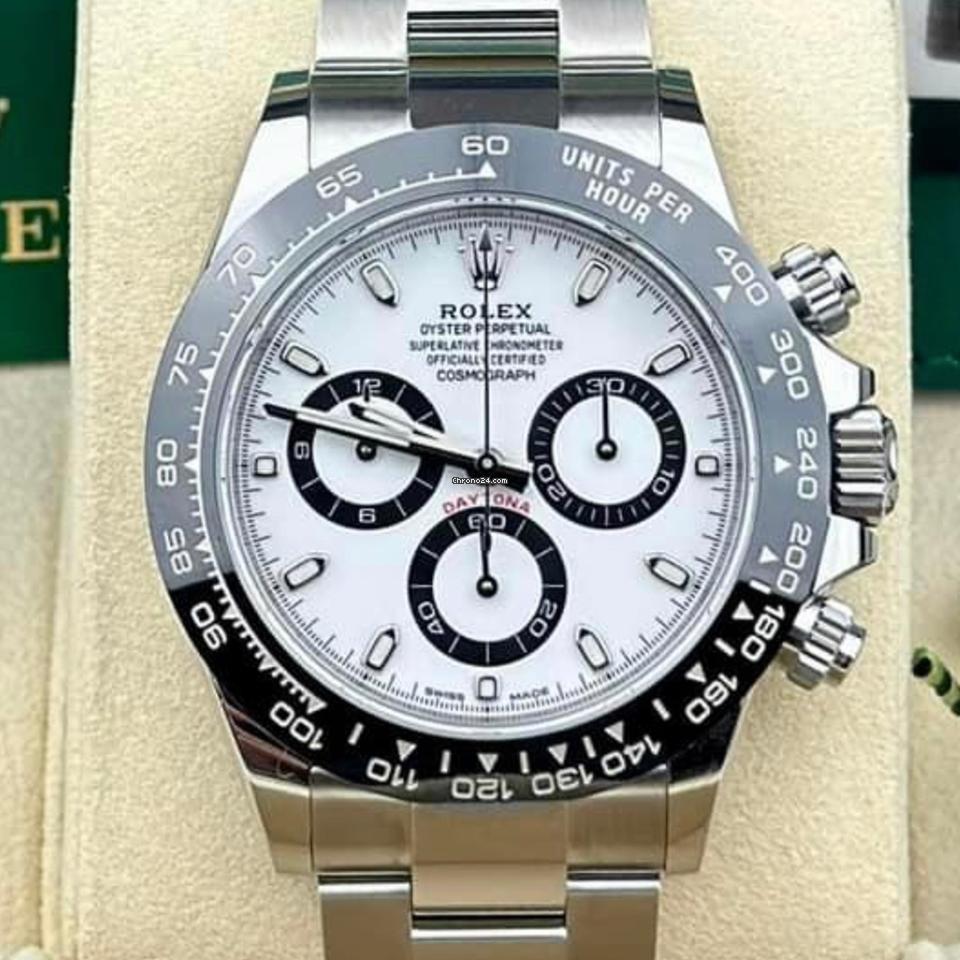 Rolex Daytona NEW 2024 Daytona WHITE DIAL PANDA 116500 IN STOCK