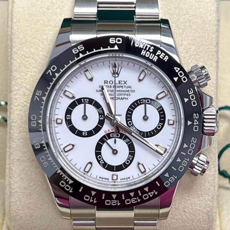 Rolex Daytona NEW 2024 Daytona WHITE DIAL PANDA 116500 IN STOCK