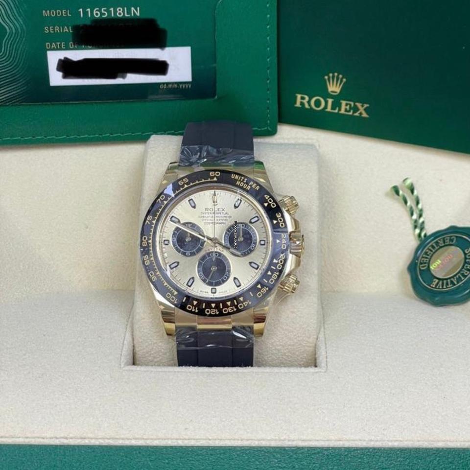Rolex Daytona NEW 2023 Daytona 116518 GOLDEN DIAL