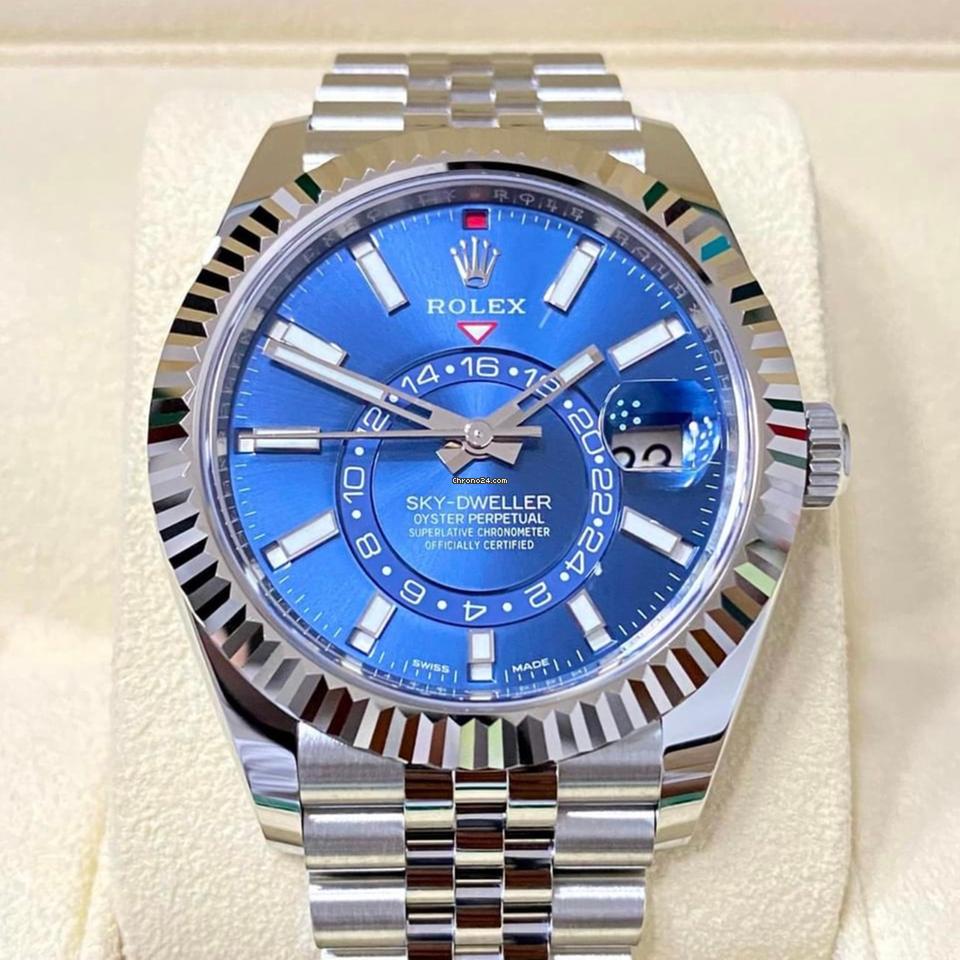 Rolex Sky-Dweller NEW 2023 Sky-Dweller BLUE DIAL Jubilee 326934