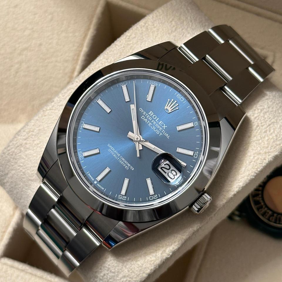 Rolex Datejust 41 NEW 2024 Datejust 41 BLUE Dial 126300