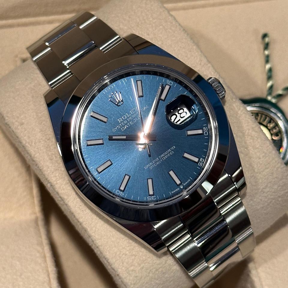 Rolex Datejust 41 NEW 2024 Datejust 41 BLUE Dial 126300