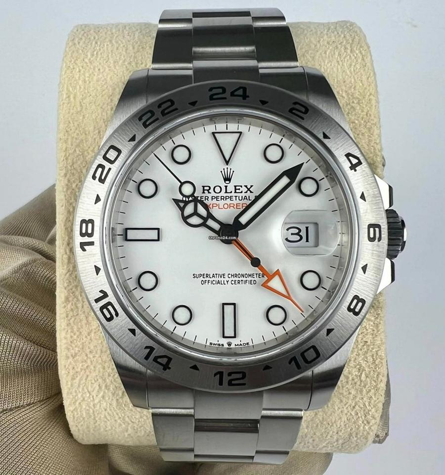Rolex Explorer II NEW 2024 Explorer II WHITE DIAL 226570 POLAR