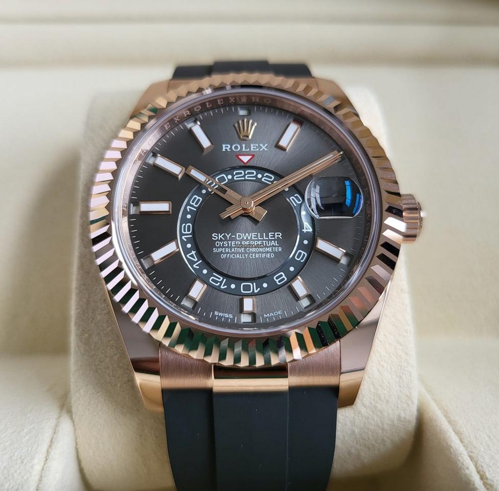 Rolex Sky-Dweller NEW 2023 Sky-Dweller RHODIUM 326235