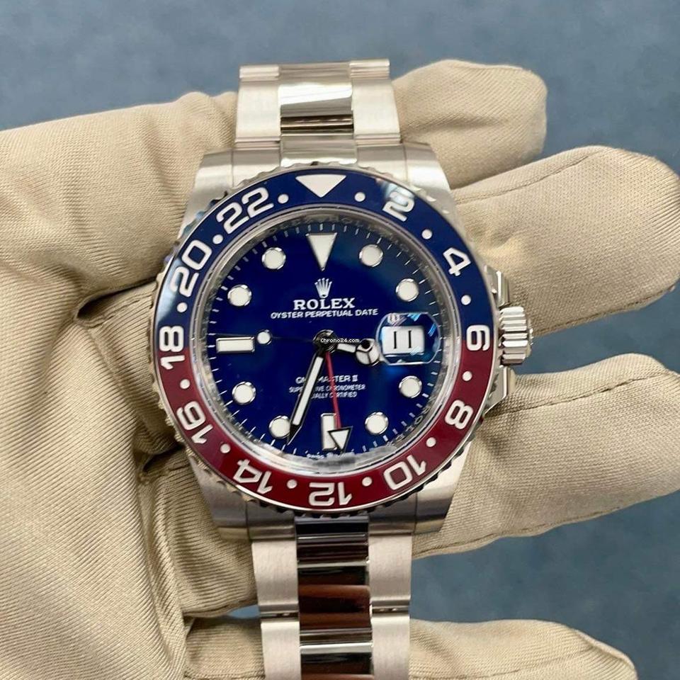 Rolex GMT-Master II NEW 2023+ GMT-Master II BLUE 18KT White Gold