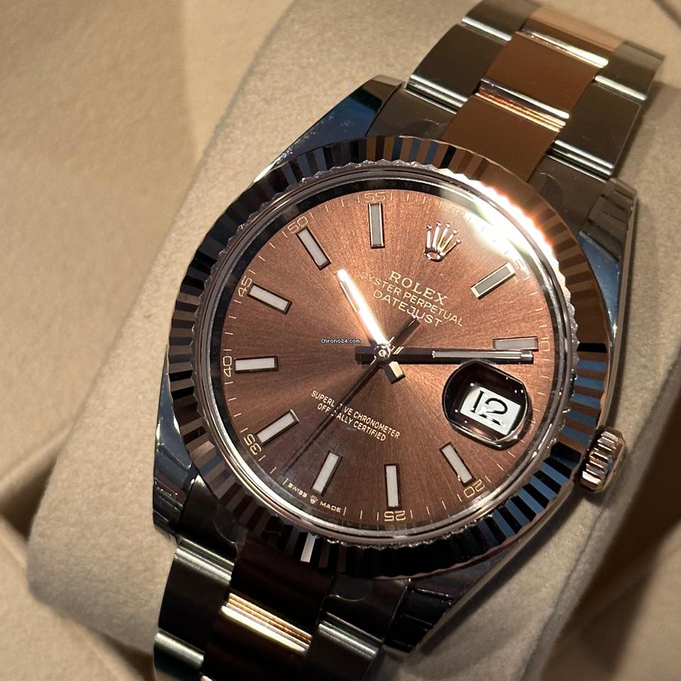 Rolex Datejust 41 NEW 2024 Datejust 41 CHOCOLATE INDEX 126331