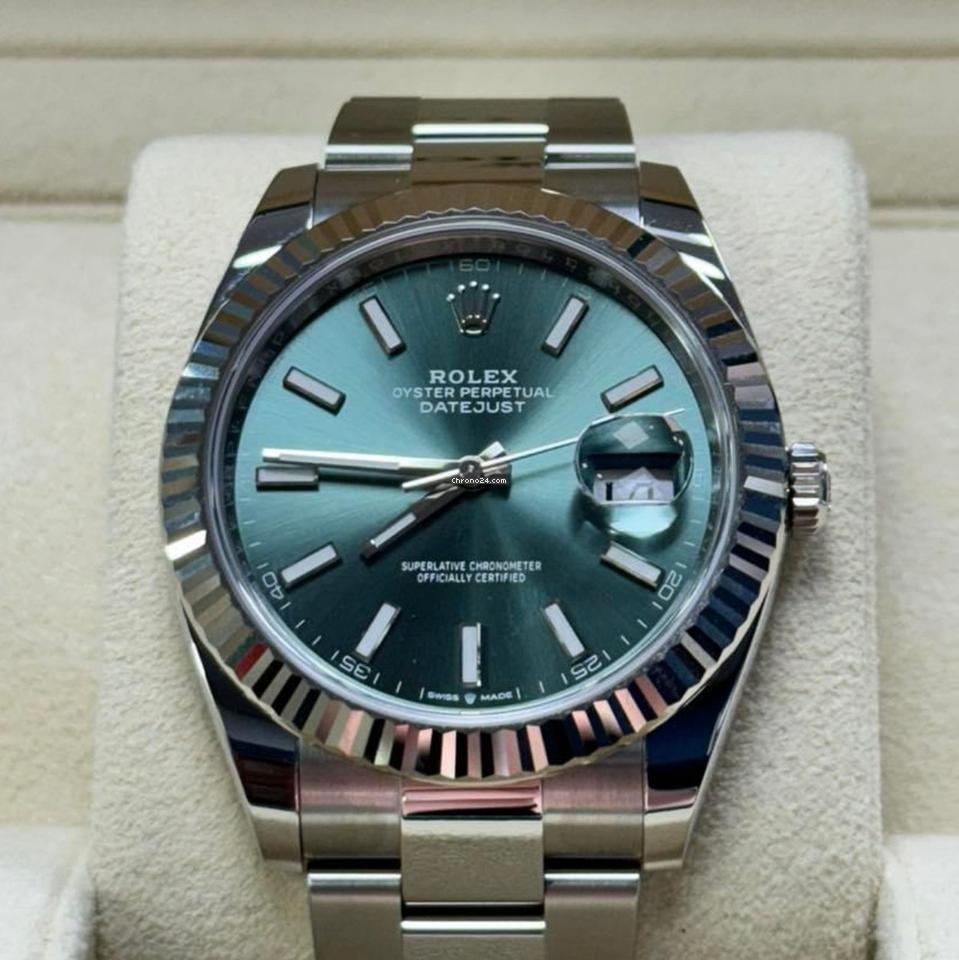 Rolex Datejust 41 NEW 2024 Datejust 41 MINT GREEN 126334