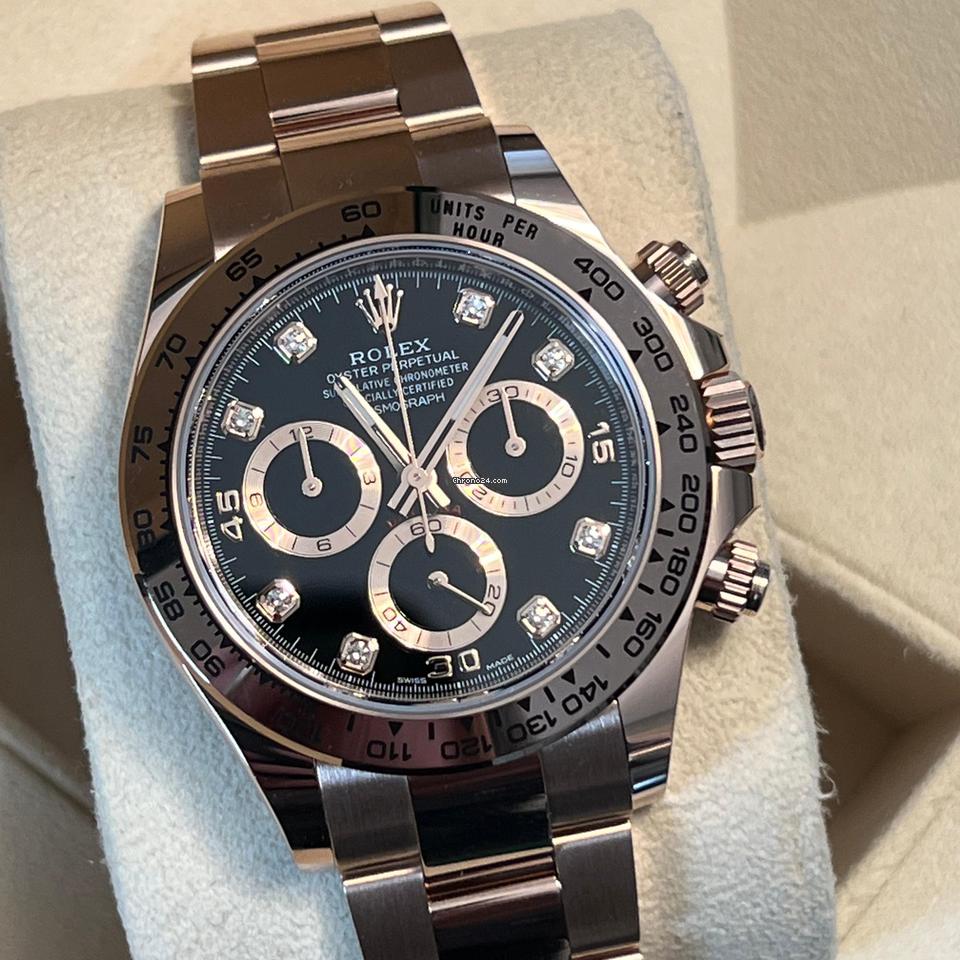 Rolex Daytona NEW 2023 Daytona 40mm BLACK DIAMOND DIAL 116505