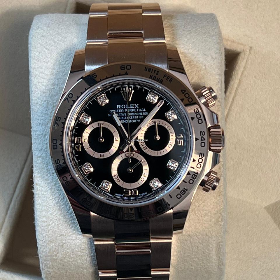 Rolex Daytona NEW 2023 Daytona 40mm BLACK DIAMOND DIAL 116505