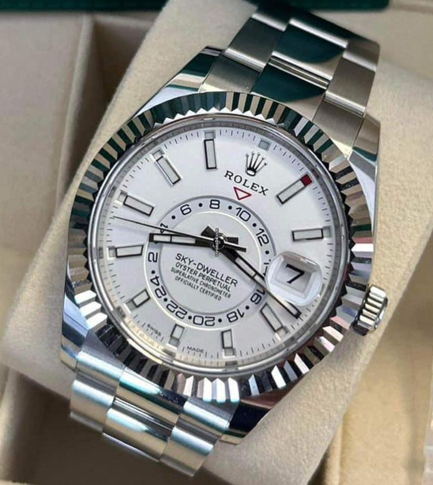 Rolex Sky-Dweller NEW 2023 Sky-Dweller WHITE DIAL 326934
