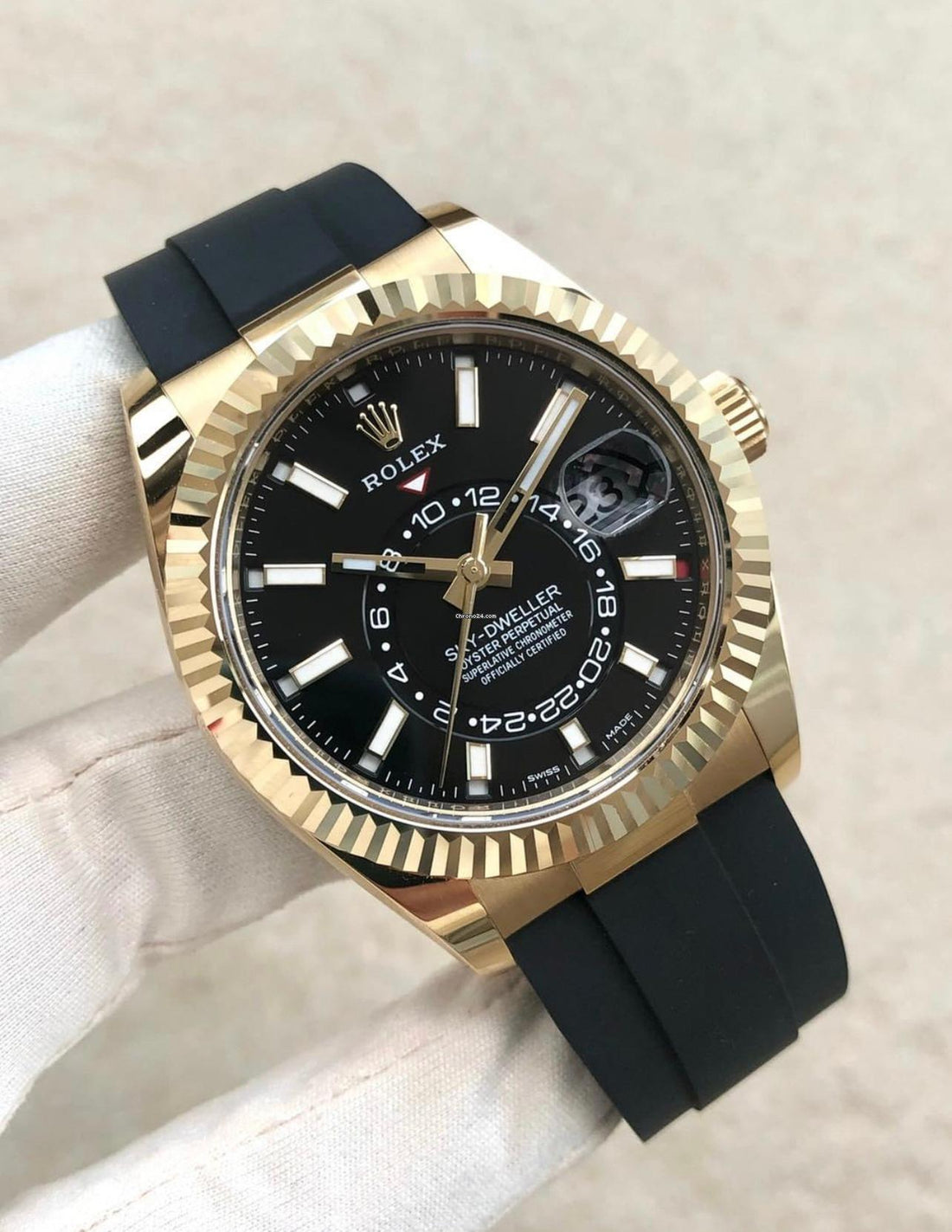 Rolex Sky-Dweller NEW 2023 Sky-Dweller BLACK DIAL 326238