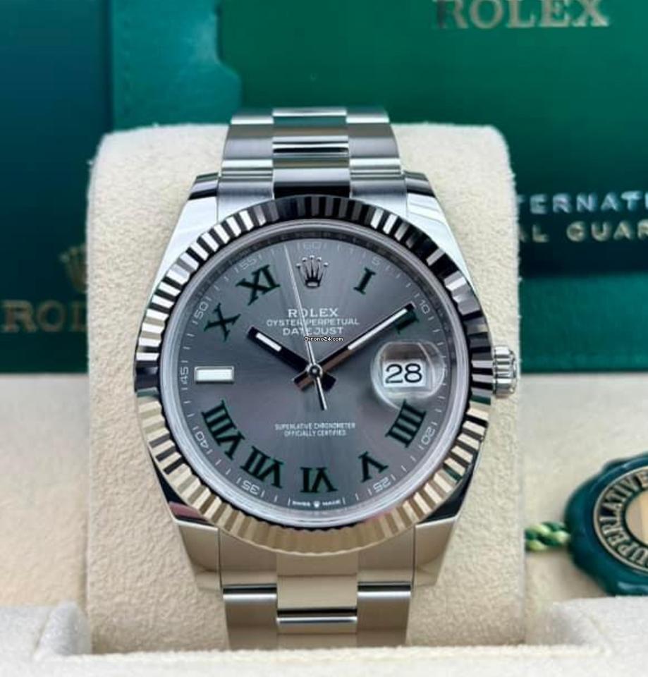 Rolex Datejust 41 NEW 2024 Datejust 41 WIMBLEDON DIAL 126334
