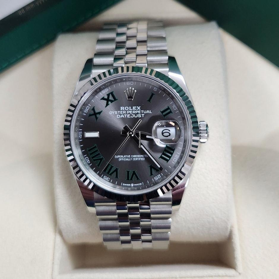 Rolex Datejust 36 NEW 2024 Datejust 36 WIMBLEDON Jubilee 126234