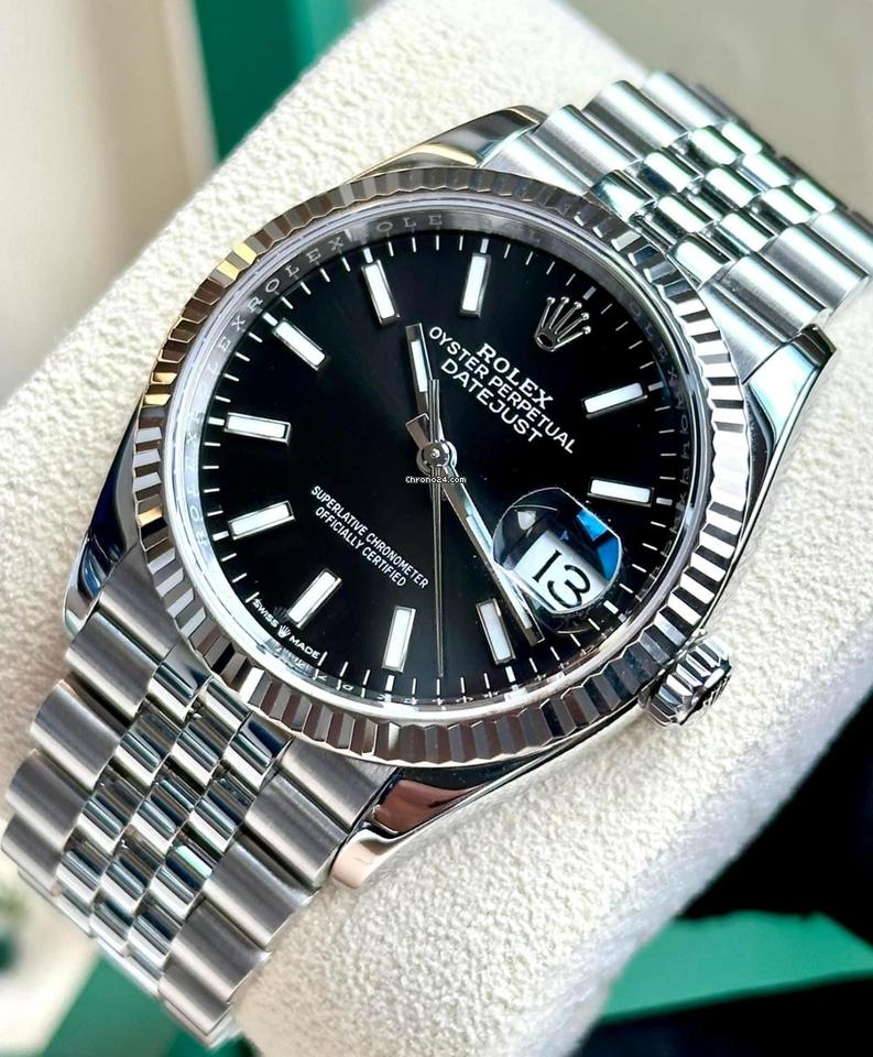 Rolex Datejust 36 NEW 2023 Datejust 36 Black Dial Jubilee