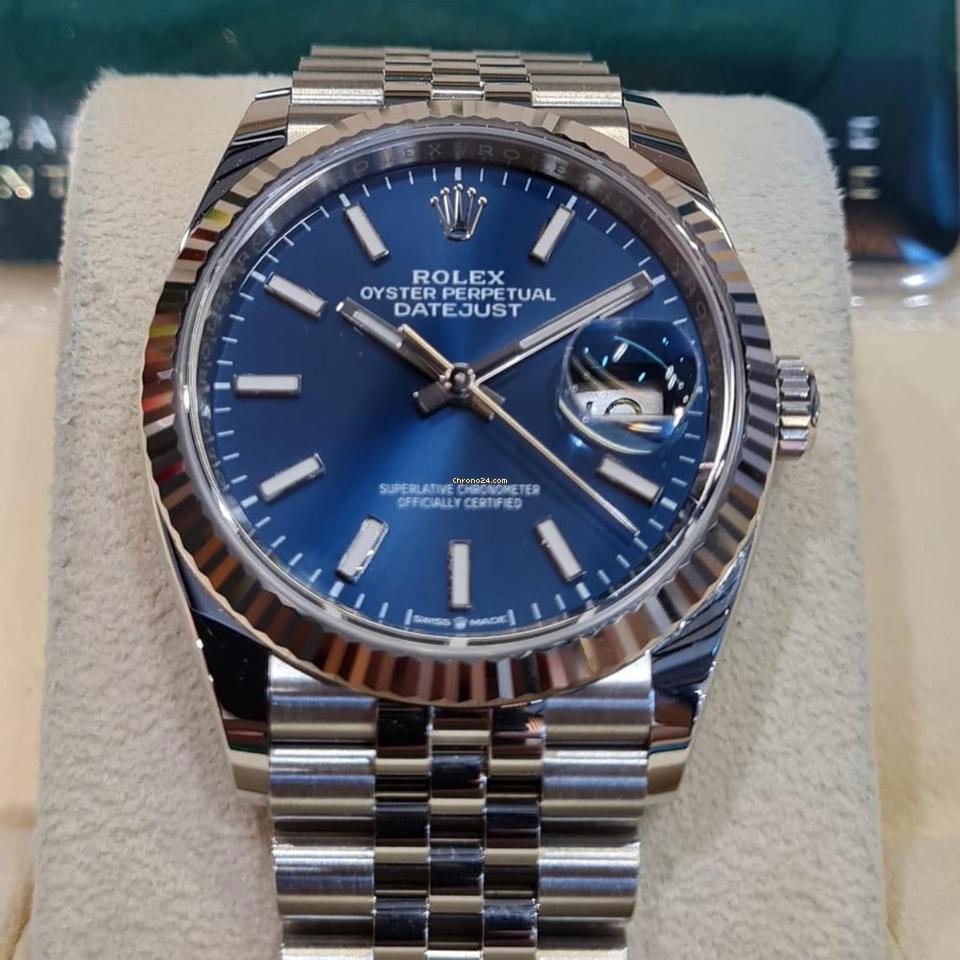 Rolex Datejust 36 NEW 2024 Datejust 36 Blue Dial Jubilee 126234