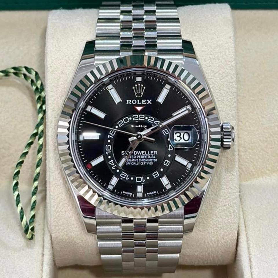 Rolex Sky-Dweller NEW 2023 Sky-Dweller Black Dial Jubilee