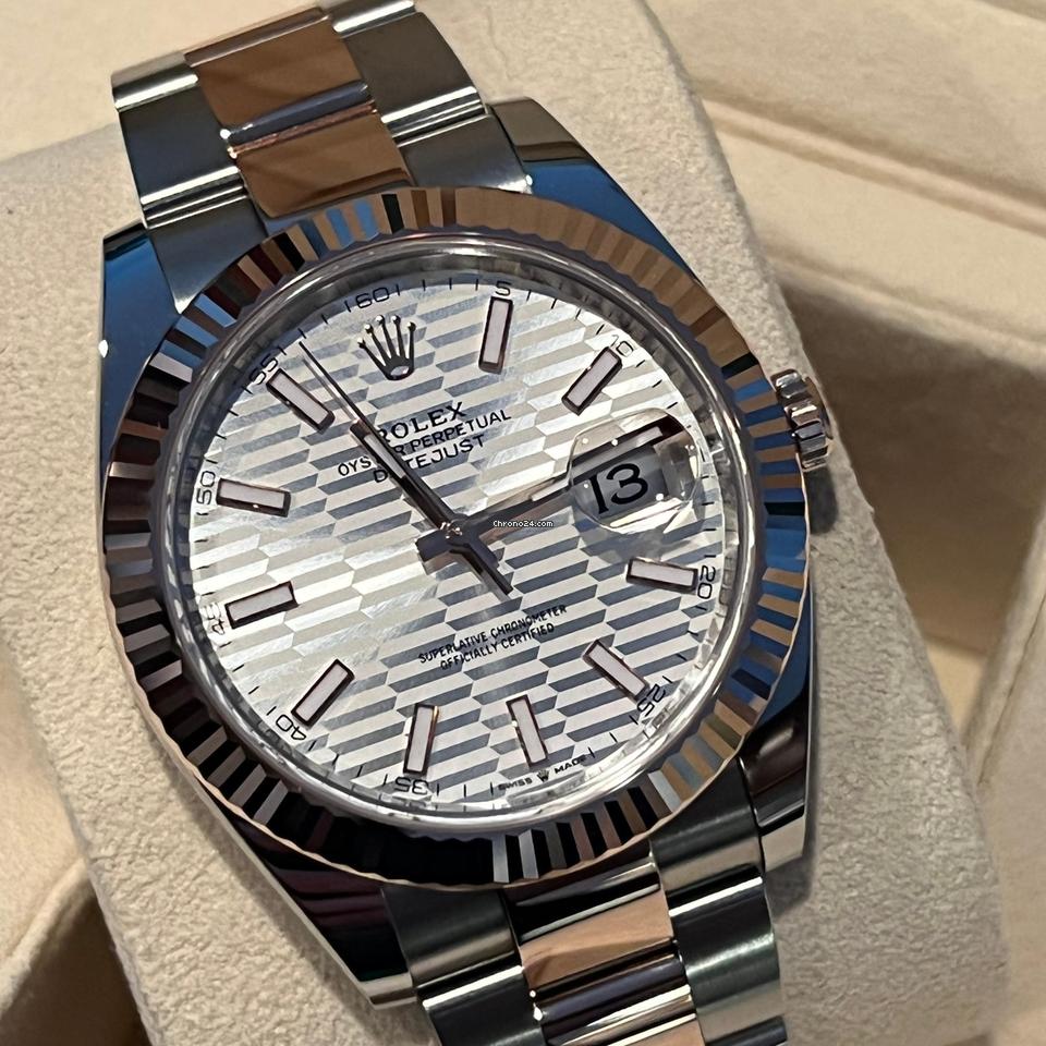 Rolex Datejust 41 NEW 2023 Datejust 41 SILVER MOTIF DIAL