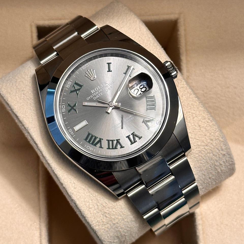 Rolex Datejust 41 NEW 2024 Datejust 41 Wimbledon Dial 126300