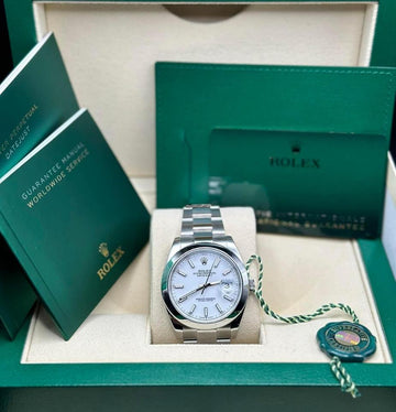 Rolex Datejust 41 NEW 2024 Datejust 41 WHITE DIAL 126300