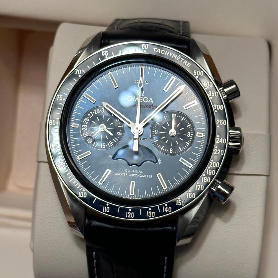 Omega Speedmaster NEW 2024 Speedmaster Moonphase Moonwatch BLUE DIAL