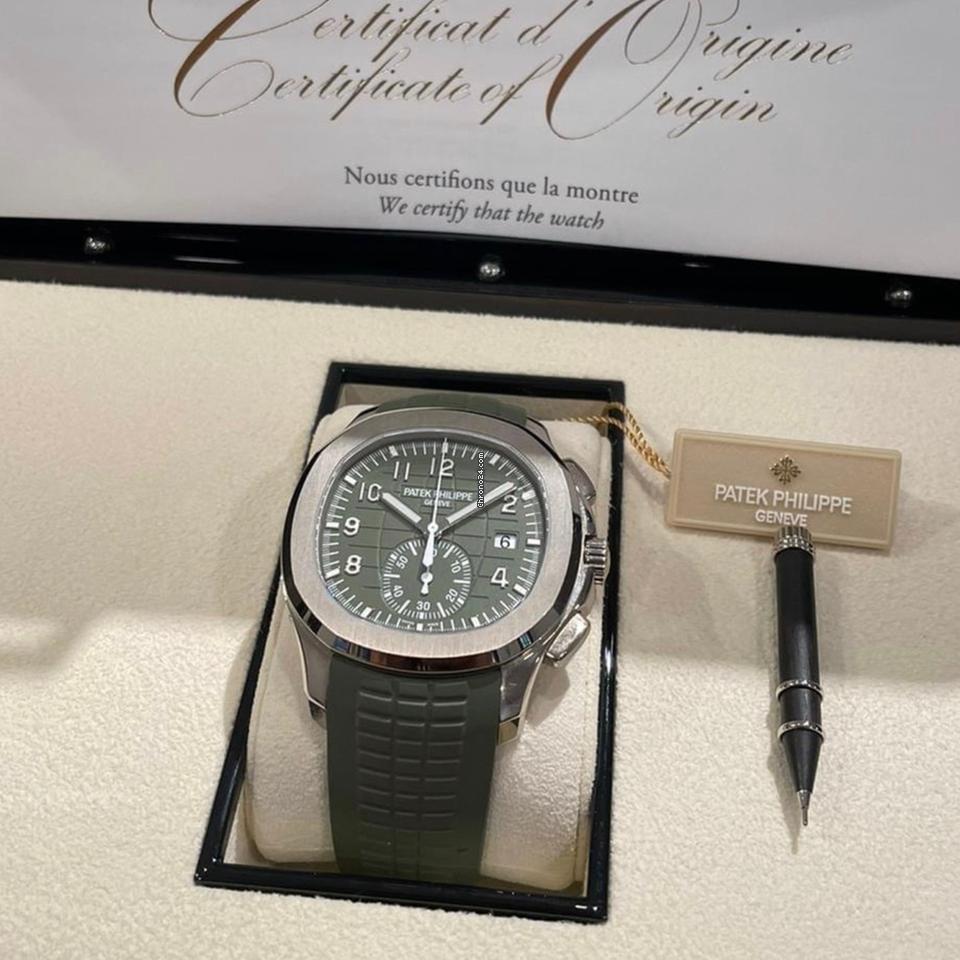 Patek Philippe Aquanaut NEW 2023 Aquanaut 5968G GREEN DIAL