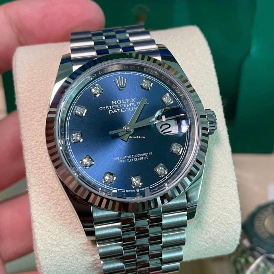 Rolex Datejust 36 NEW 2024 Datejust 36 BLUE DIAMOND JUBILEE 126234
