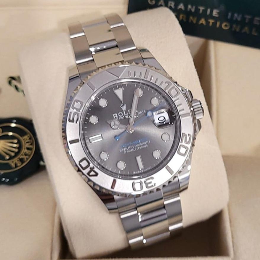 Rolex Yacht-Master 37 NEW 2024 Yacht-Master 37mm RHODIUM DIAL 268622