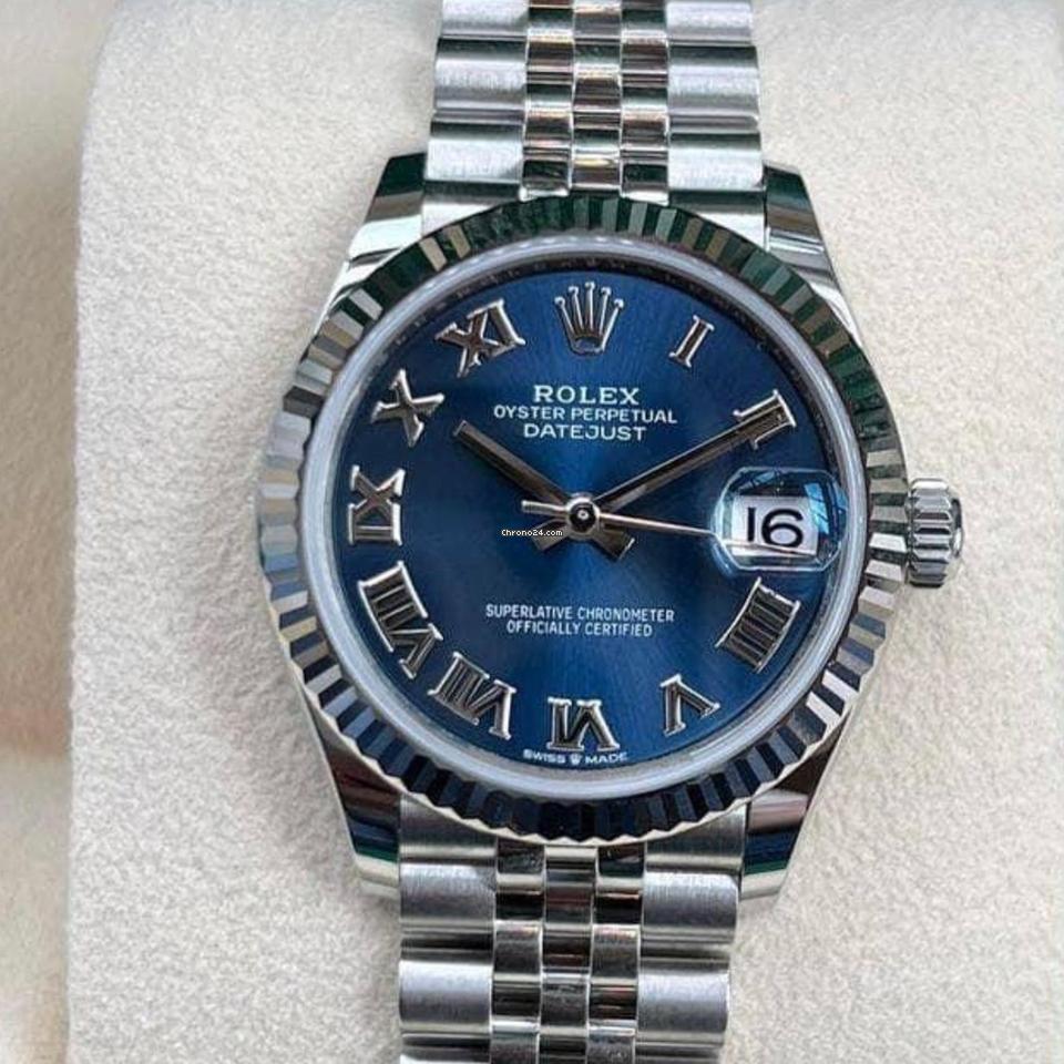Rolex Datejust 31 NEW 2024 Datejust 31 BLUE ROMAN JUBILEE 278274