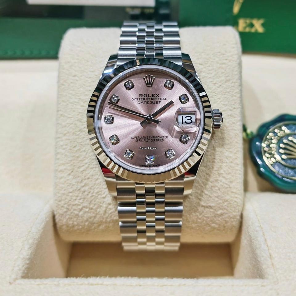 Rolex Datejust 31 NEW 2024 Datejust 31 PINK DIAMOND 278274