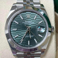Rolex Datejust 41 NEW 2023 Datejust 41 GREEN MOTIF JUBILEE