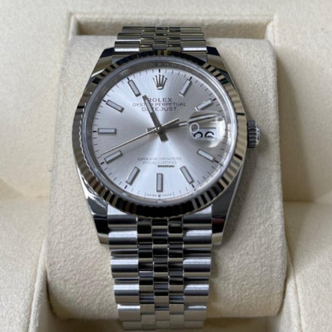 Rolex Datejust 36 NEW 2023 Datejust 36 SILVER DIAL Jubilee 126234