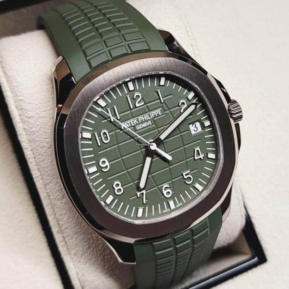 Patek Philippe Aquanaut NEW 2023+ Aquanaut 5168G GREEN DIAL