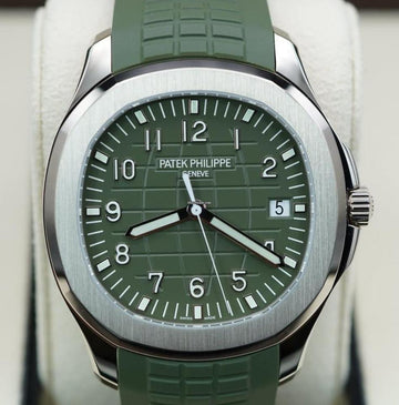 Patek Philippe Aquanaut NEW 2023+ Aquanaut 5168G GREEN DIAL