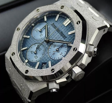 Audemars Piguet Royal Oak Chronograph NEW 2024 Royal Oak Selfwinding Chronograph FROSTED WHITE GOLD 26240BC