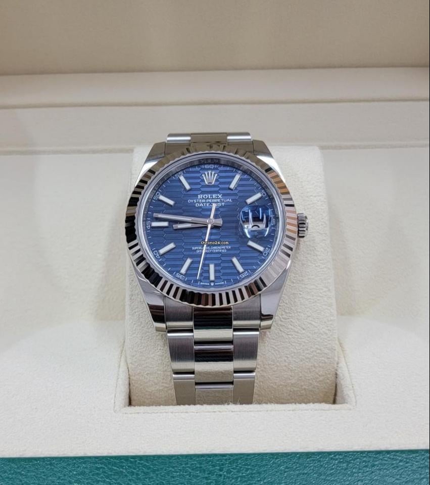 Rolex Datejust 41 NEW 2023 Datejust 41 BLUE MOTIF