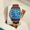 Rolex Sky-Dweller NEW 2024 Sky-Dweller BLUE/GREEN DIAL 18KT ROSE GOLD 336935