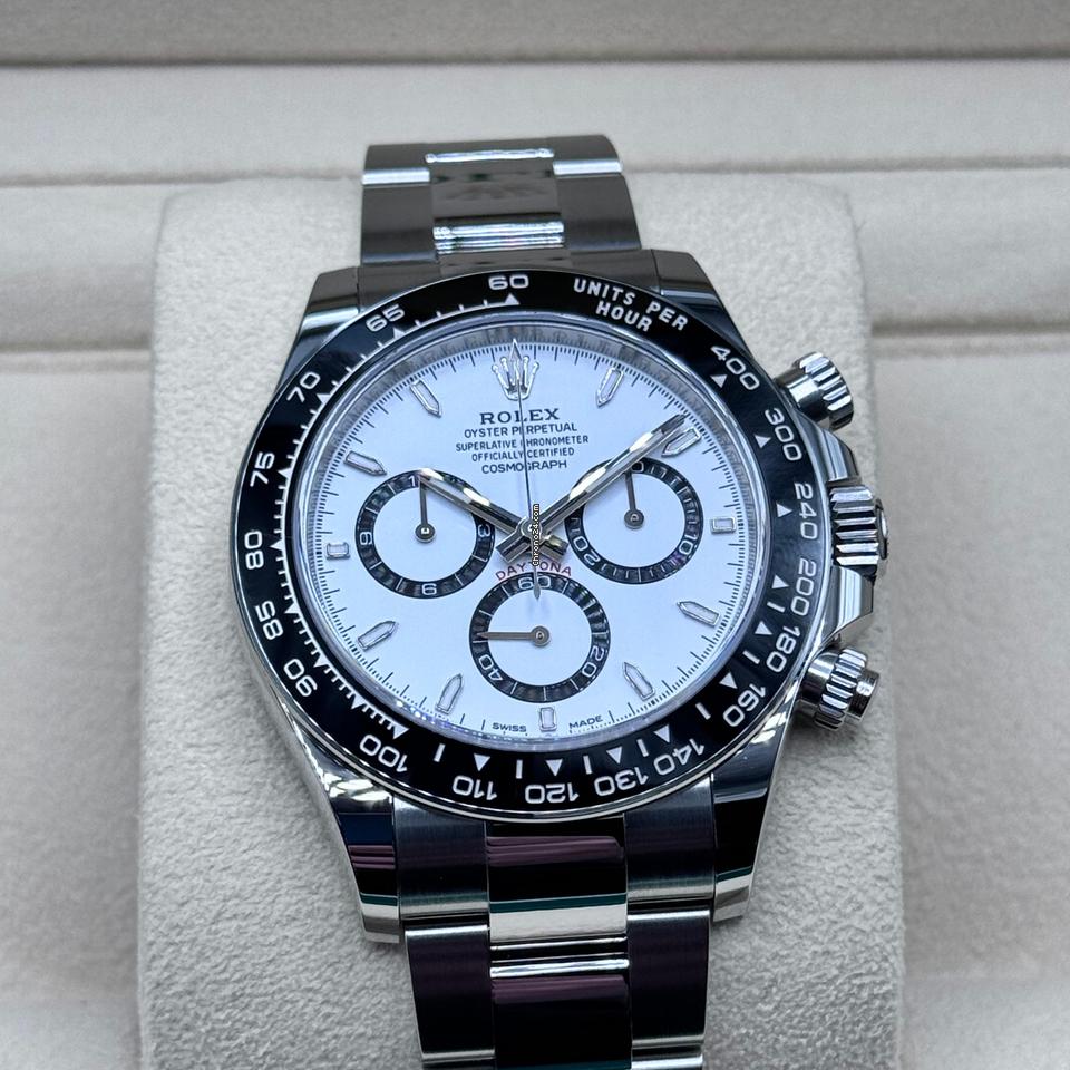 Rolex Daytona NEW 2024 Daytona WHITE PANDA NEW REFERENCE 126500