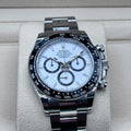 Rolex Daytona NEW 2024 Daytona WHITE PANDA NEW REFERENCE 126500
