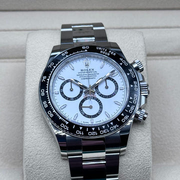 Rolex Daytona NEW 2024 Daytona WHITE PANDA NEW REFERENCE 126500