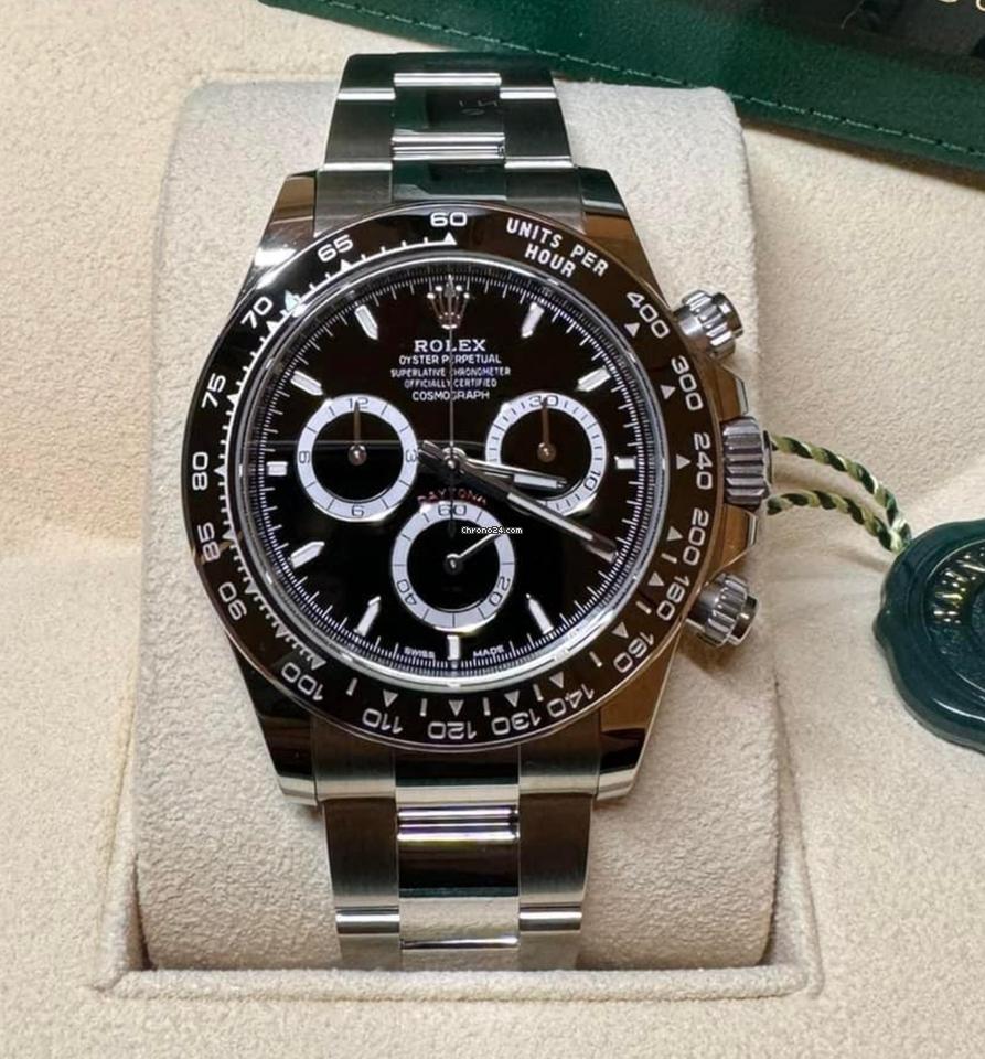 Rolex Daytona NEW 2024 Daytona BLACK DIAL 126500