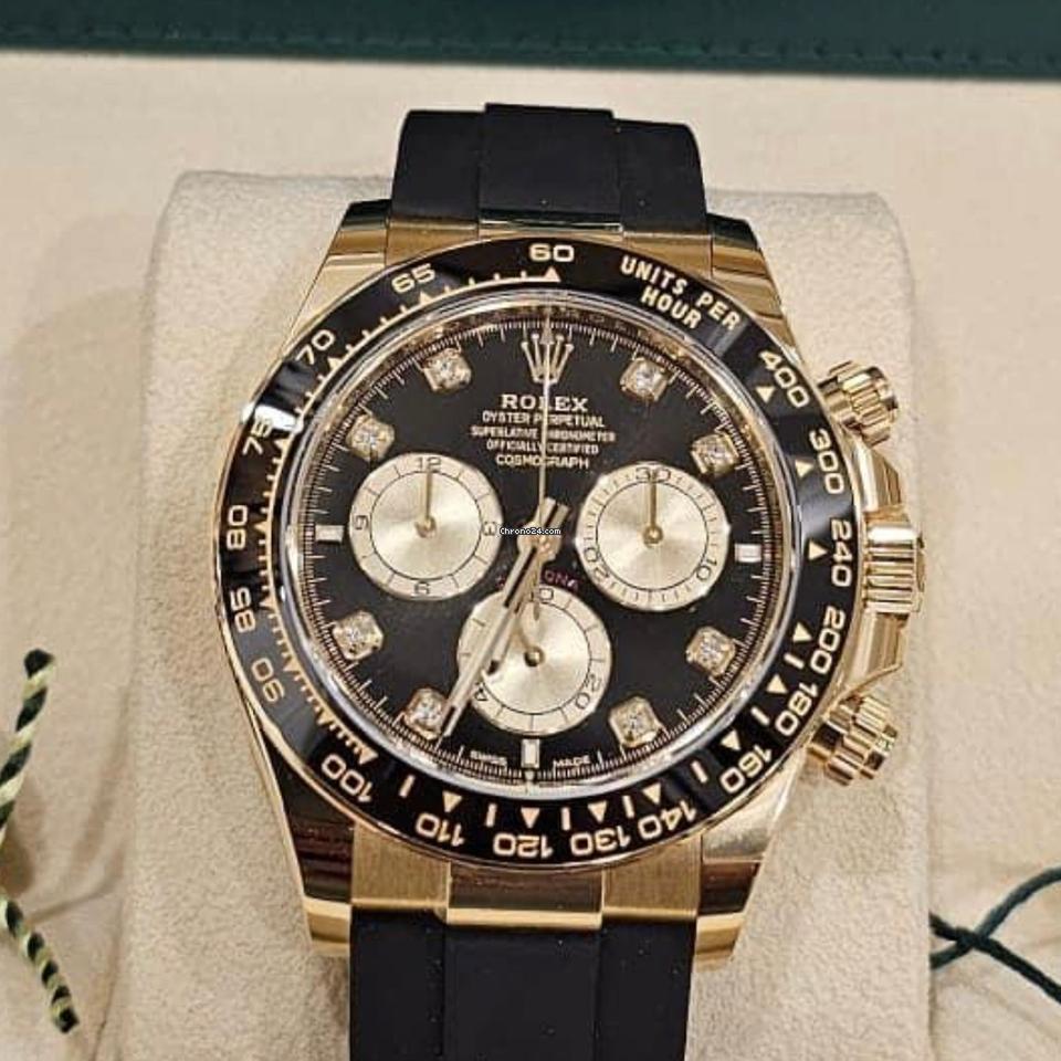 Rolex Daytona NEW 2024 Daytona BLACK DIAMOND DIAL 126518LN-0006