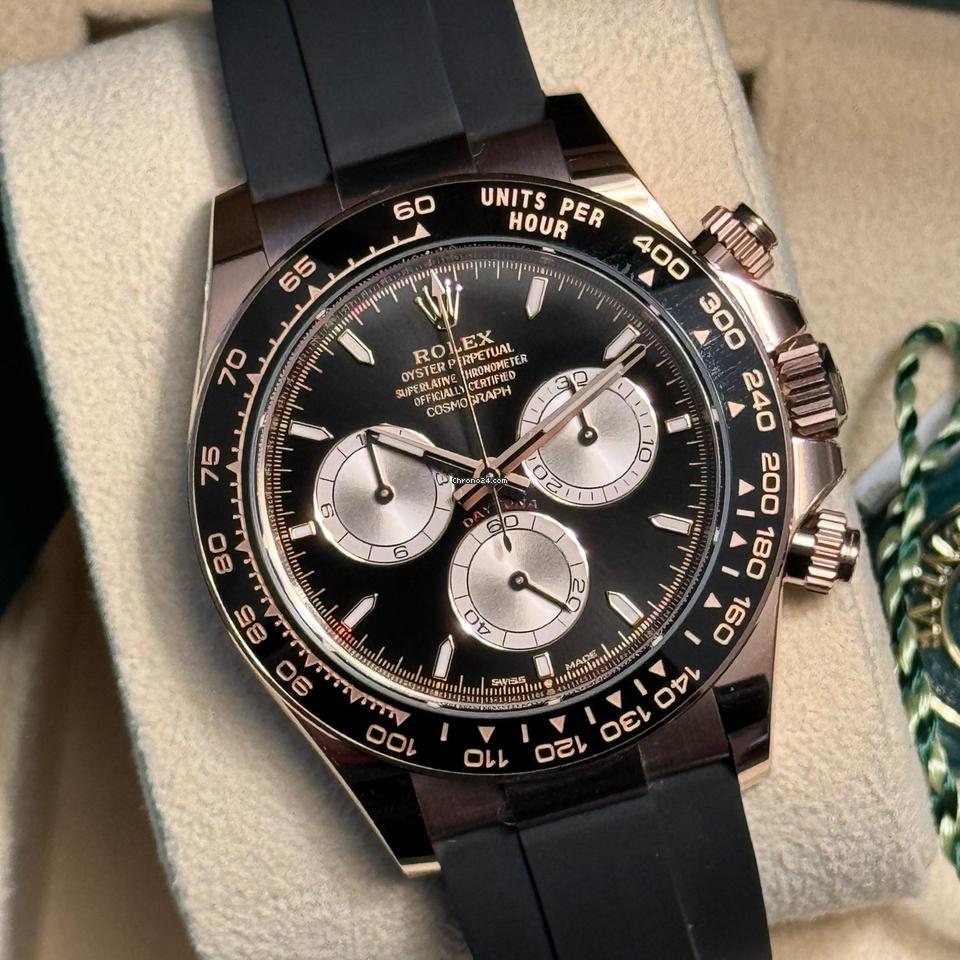 Rolex Daytona NEW 2024 Daytona BLACK DIAL SUNDUST 126515LN-0002